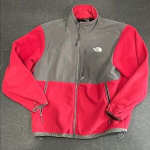The North Face Men's Bold Red and Gray Performance Jacket